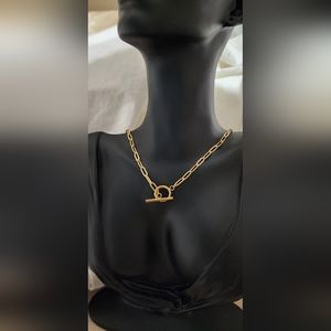 18k Gold Plated Stainless Steel  Chain Necklace